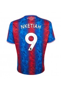 Crystal Palace Eddie Nketiah #9 Fotballdrakt Hjemme Klær 2024-25 Korte ermer